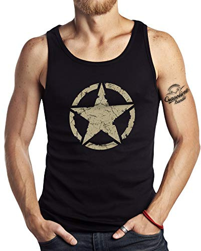 Tank Top Muskel-Shirt: US-Army Star