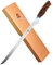 TUO Spanisches Tranchiermesser 30cm Fisch Filetiermesser Ausbeinmesser Fleischmesser Küchenmesser Deutscher Edelstahl mit Ergonomischer Pakkawood Griff-Fiery Phoenix Series