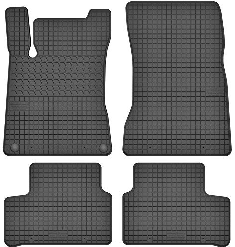 edecor Gummifussmatten Automatten Gummimatten Gummi Fußmatten Satz Set für Mercedes CLA X118 Shooting Brake ab Bj. 2019