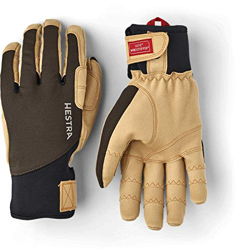 HESTRA Unisex Ergo Grip Tactility 5 Finger Handschuhe Beige/Braun 11