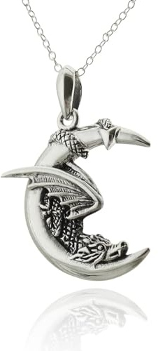 FashionJunkie4Life Moon Necklace-Anhänger, Sterling-Silber, nicht bekannt