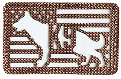 IR Infrarot Reflektierender US-Flagge K9 Patch, Tactical Service Dog Patch für Hundewesten/Geschirre mit Hakenverschluss Rückseite