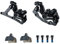 RUJOI Bike-Scheibenbrems-Kit, Linie ziehen Hydraulik-Scheibenbremse mit Aluminium-Öldruck-Bremssattel, mit 2 Ersatzbremsbelags für Rennrad, Mountainbike.