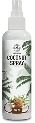 Kokos Raumspray und Lufterfrischer 250ml - Kokos Aromaspray - Aromatherapie Raumspray - Raumnebel - Kissen- und Leinenspray - Duftspray - Kokos Aromatisches Spray