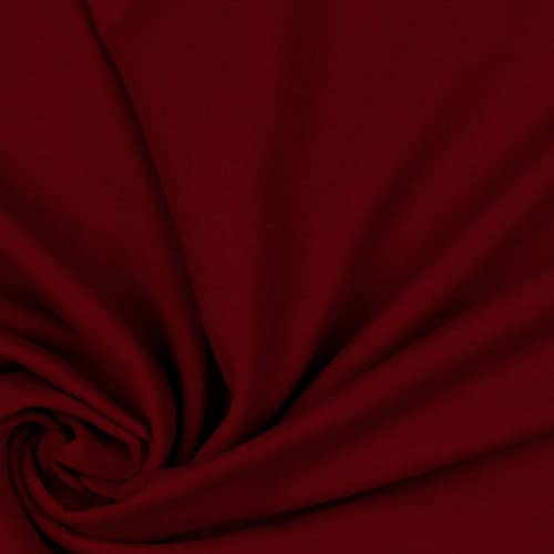 Softsweat Bio Organic ab 0,5m Sweatstoff Soft-Sweat Stoff Baumwolle Oeko-Tex 59 Farben, Farbe:041 - bordeaux