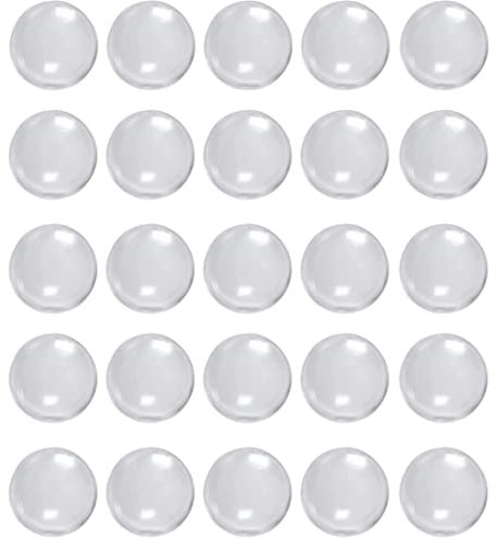 Gommini Paracolpi in Silicone Trasparente, Diametro 10 mm Spessore 3 mm, Paracolpi per Porte, Mobili, Cassetti, Armadio, Finestre - Pz 25