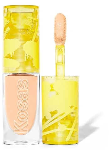 Kosas Mini Revealer Concealer - Medium Coverage Makeup, Conceals Dark Circles Under Eyes, Dark Spots and Blemishes (Tone 03)