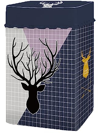 Odot Funda Lavadora de Carga Superior Funda, Lavadora Exterior Impermeable Protectora con Cremallera para Lavadora Cubierta y Secadora de Carga Superior (Tropicales 4,S)