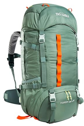 Tatonka Trekkingrucksack Yukon JR 32L - Wanderrucksack für Jugendliche - Mit verstellbarem Rückensystem - Aus recycelten Materialien - 32 Liter Volumen (sage green)