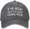 Lustiger Hut I Like Whiskey and Cigars and Maybe 3 People Hat Men Dad Hat Vintage Caps, Deep Heather-3, Einheitsgr��e