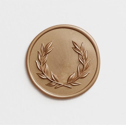 Classic Olive 3D Gravur Wachs Siegelstempel