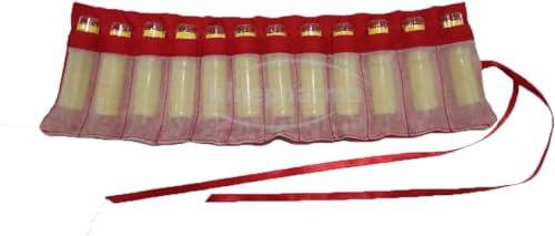 HOMEO-CASE | Astuccio Omeopatia con 12 Spazi per i Tubi Boiron da 4gr | Porta Granuli Omeopatici | Colore Rosso (Tubi non inclusi)