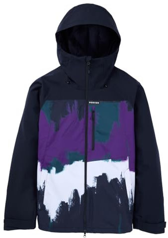 Burton - Ski-/Snowjacke Lodgepole True Black/Forest Chalk Herren – Größe XS – Schwarz, Schwarz