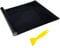 AKSIQIOL Fish Tank Background, 11.8x39.4in Black Aquarium Backdrop, Static Cling Wallpaper for Fish Tank Decoration