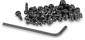 Funn Pedal Pins und Muttern für Taipan und Taipan S, M3, 25 Paar | Metall-Ersatz-Pins mit passenden Muttern, stellt den Grip wieder her