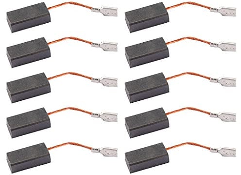 YUOIUX 10 Pcs Spring Carbon Brush Grinder Carbon Brushes Electric Motor Power Tool for Electric Motors Spare Part Repair