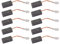 YUOIUX 10 Pcs Spring Carbon Brush Grinder Carbon Brushes Electric Motor Power Tool for Electric Motors Spare Part Repair