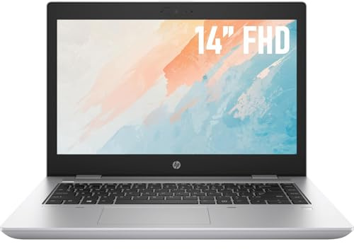 HP ProBook 640 G5 Laptop Business, 14 pollici FHD (1920x1080), Intel Core i5-8265U, 8 GB RAM, 256 GB SSD, Tastiera US QWERTY, Windows 11 Pro (Rcondizionato)