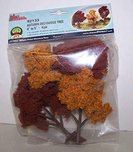 JTT Scenery Products JTT92133 Super Scenic Tree, Large Autumn Deciduous 4-5 (4)