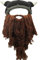 Metyou Perücke Bart Hüte Handgemachte Strick Warme Winter Caps Ski Lustige Maske Beanie (CNJ-brown)