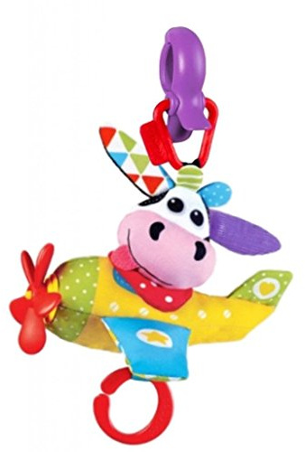 Yookidoo kinderwagenanhänger Musikalische Flugzeugkuh 25 cm