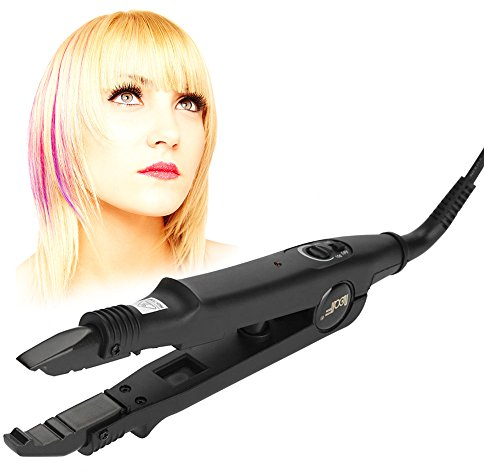 Professionnel Pinces Thermiques Extensions de Cheveux Fer pour Extension de Cheveux, Outil Professionnel Extension de Cheveux, Extension de Cheveux Connecteur Machine Salon Fusion Fer Outil Perruque C