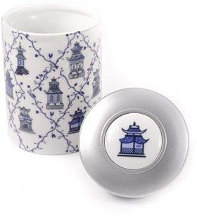 Cha Cult Exquisite Tee-Dose Lanyu, 120g Porzellan, rund 11,5 cm, Ø 7 cm