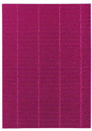 TTS Bastelwellpappe Metallic, 35 x 24cm, Metallisches Rosa, 10 Stk