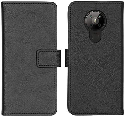 iMoshion Luxuriöse Klapphülle - Geeignet für Nokia 5.3 - Schwarz