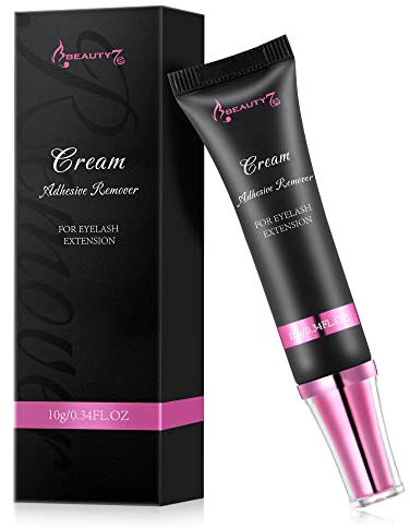 Beauty7 Wimpern Extensions Entferner Wimpernentferner für extensions wimpernextension entferner creme Wimpernkleber lösemittel Wimpernkleber Entferner Cream Wimpernverlängerungslöser 10ml