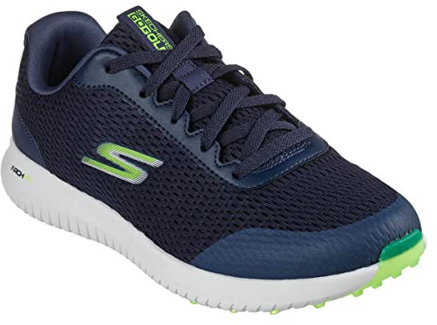 Skechers - GO Golf MAX 2 Fairway 3, Zapatillas, Navy Textile/Lime Trim,