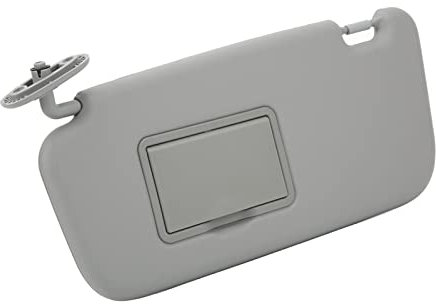 OREQ Parasol Lateral Delantero, Conjunto de Parasol Interior de Coche con Espejo, Gris, Getz 2002-2011, OEM 85220 1C200QS (Izquierdo)