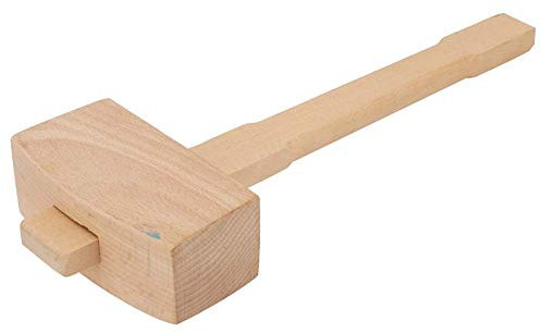 Martillo de Carpintero, Mazo de Madera Martillo de Madera Profesional Length 350mm 130 x 123 x 60 x 48mm para Cincel Tallado Cincel de Carpintería