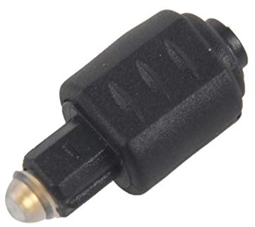 Mengmen Mini adaptador de audio óptico 3.5MM hembra al enchufe macho Toslink digital para amplificador