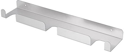 Doumneou Pizza Shovel Brushed Stainless Steel Pizza Rack Hanger Heavy Duty Pizza Shovel Holder