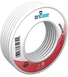 CABLE MANGUERA REDONDA 2 X 1,5 MM BLANCO 5 M BRICABLE