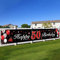 BTZO 50. Geburtstagsfeier Dekorationen Banner - Rot Schwarz, Deko Hintergrund Lange Größe Für Frauen Und Männer Party Geburtstagdeko