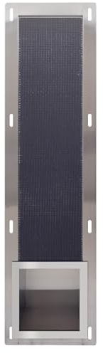 KOLMAN Toilettenpapieraufbewahrung Unterputz Wandnische Wall Box Paper 3 Silber Badezimmer Klopapierhalter