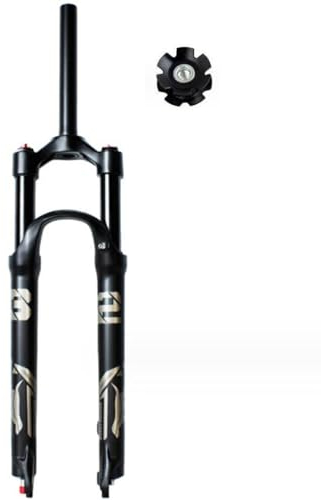 ZECHAO 29 27,5 26 Zoll MTB Luftfedergabel,Aluminiumlegierung Schnellspanner 140mm Federweg 1 1/2 Zoll for 1,5–2,45 Reifen XC/AM/FR Fahrrad Radfahren (Color : Straight Manual Lock, Size : 29inch)