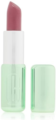 Clinique Pop Longwear Lipstick | Long Lasting, Satin, Matte + Shine, Love Pop, 1 Count