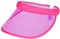 Unisex Retro 80s Neon Sun Visor Hat Plastic Visors Pub Golf Visor Fancy Dress Sports Visor Retro Sun Hat for Women Men Outdoor (PVC, Pink)