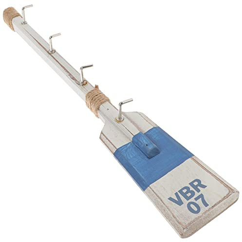 VILLFUL Paddel Haken Groß Im Mediterranen Stil Dekorative Wandhaken Kleiderhaken Aus Holz Robuste Konstruktion Für Zuhause