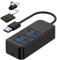 Link Powered – Concentrateur USB de données, hub de de données | Dissipation rapide de la chaleur avec un débit ultra-élevé allant jusqu'à 5 Gbit/s, répartiteur intelligent d'extension