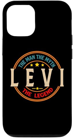 Hülle für iPhone 15 Levi The Man The Myth The Legend Vintage Personalisiert
