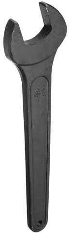 sourcing map Single Open Ended Spanner Wrench, 41mm, Thicken Carbon Steel Open End Wrench Tool for Automotive Repair and Furniture Assembly, Black