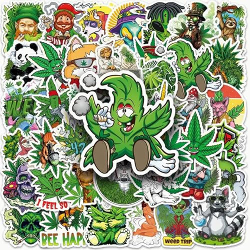 50x Lustige Marihuana Aufkleber Sticker – Endlich kein Versteckspiel mehr! Cannabis Bubaz // Flagge zeigen! 42