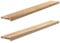 vidaXL Fensterbänke 2 Stk. Unbehandelt 160x20x2 cm Massivholz Eiche, Fensterbrett, Holz Treppenstufe, Holz Fensterbrett, Fensterbank Eichenholz