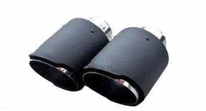 CRTQNS Autozubehör Für T&oyota RAV4 RAV-4 2019 2020 2021 Schalldämpfer Auto-Endrohre Auspuffrohr Schalldämpfer Dekoration Ersatz Ersatzteile(Matte 2Pcs)