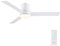 CJOY Deckenventilator mit Beleuchtung 132 cm, Deckenventilator mit Licht und Fernbedienung Leise, Umkehrbar, Speicher 3CCT, Dimmbar, Moderne Deckenventilatoren für Schlafzimmer, Weiß/Holzmaserung