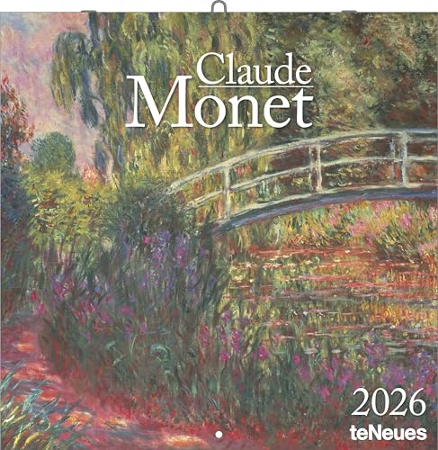 teNeues - Claude Monet 2026 – Kunst-Wandkalender 30x30 cm (30x60 cm geöffnet) | Broschürenkalender mit Meisterwerken für Monet-Fans & Kunstliebhaber
